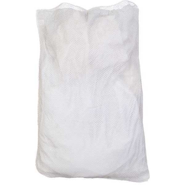 Mesh Laundry Bag, White, Polyester, PK12