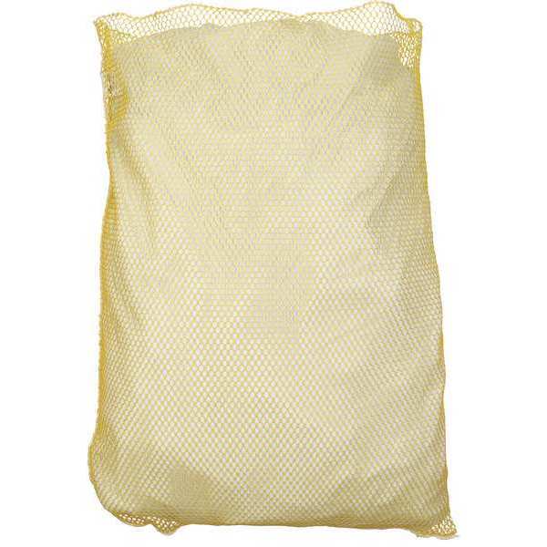 Mesh Laundry Bag, Yellow, Polyester, PK12