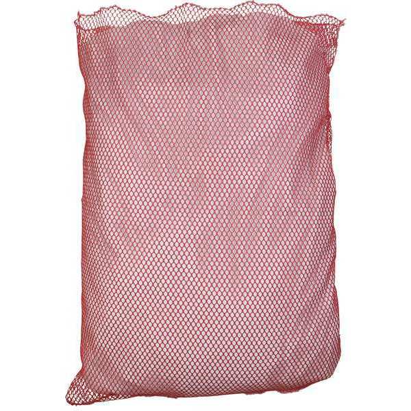 Mesh Laundry Bag, Red, Polyester, PK12