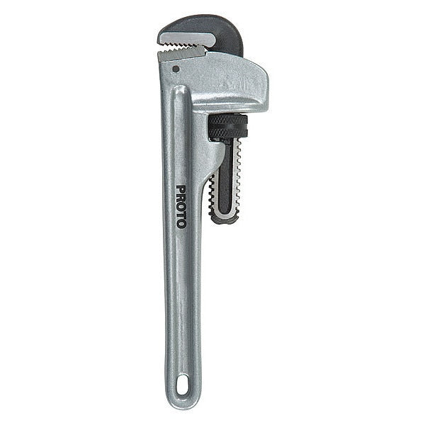 10 in L 1 1/2 in Cap. Aluminum Straight Pipe Wrench