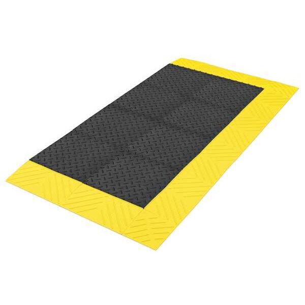 Antifatigue Mat, Black/Yellow, 96