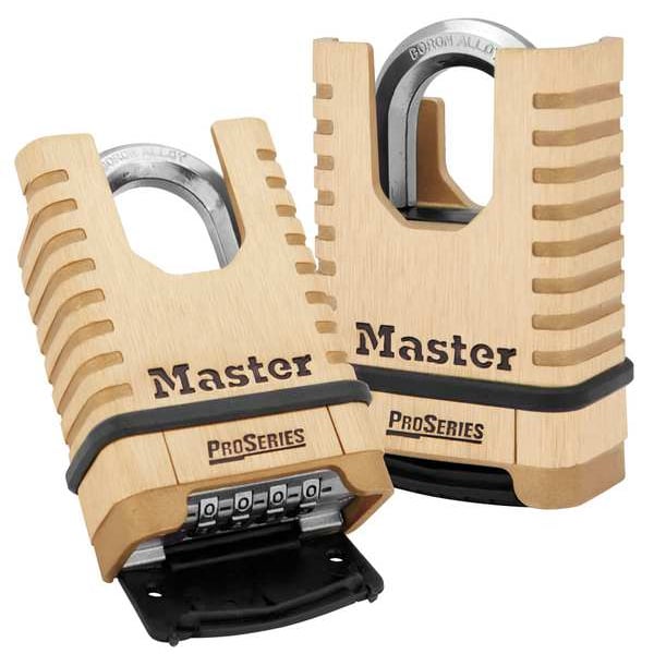 Combination Padlock, Bottom, Brass