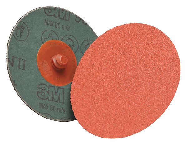 Quick Change Disc, 3 in., Med., 60, TR, PK50