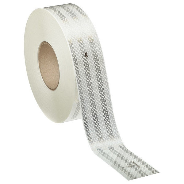 Reflective Tape, White, 150 ft. L