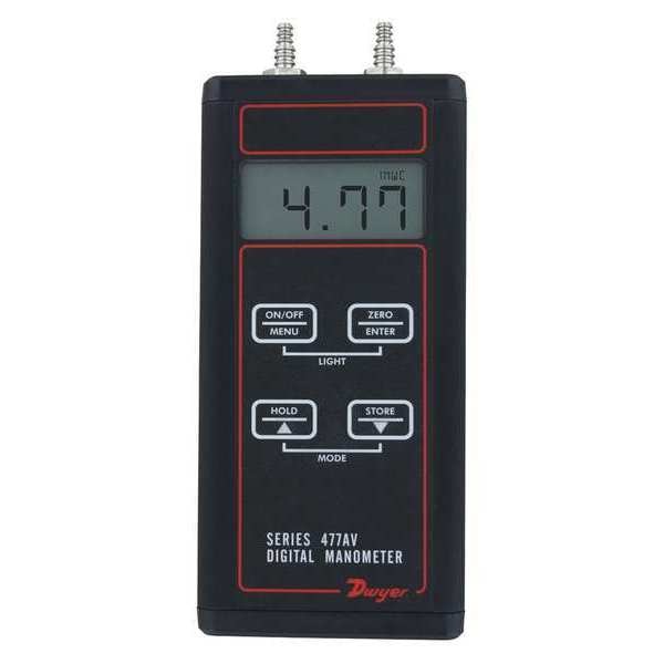 Manometer Kit, Digital, 20.00 In WC