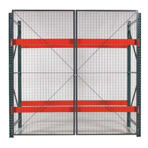 Pal Rack Dble Hinged DR, 120inW, 2in BaseD