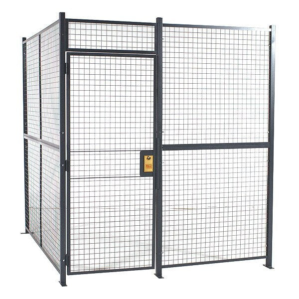 Welded Partition Cage, 16ft. 8inW, 2 Sided
