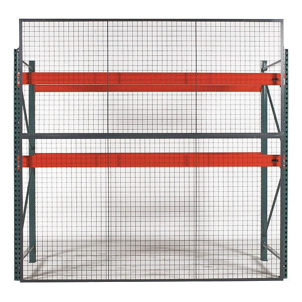 Back Panel, 120inW, Gray, 2in BaseD