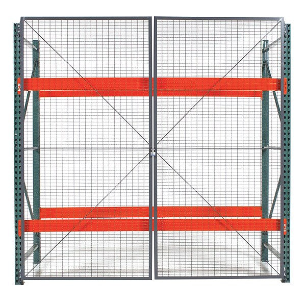 Pal Rack Dble Hinged DR, 120inW, 2in BaseD