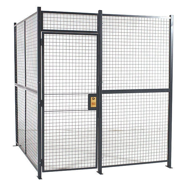 Welded Part Cage, 10ft.6inWx2inD, 2 Sided