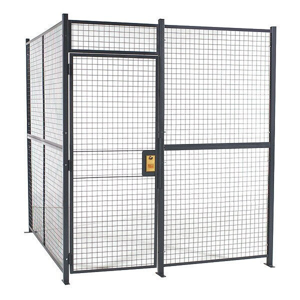 Welded Partition Cage, 10ft. 4inW, 4 Sided