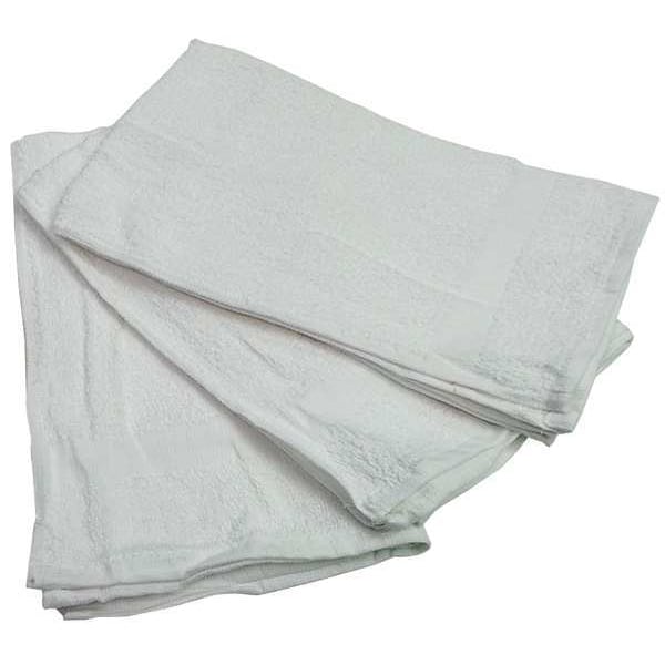 Hand Towel, 16x27 In, White, PK12