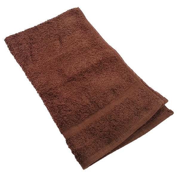 Hand Towel, 16x27 In, Brown, PK12
