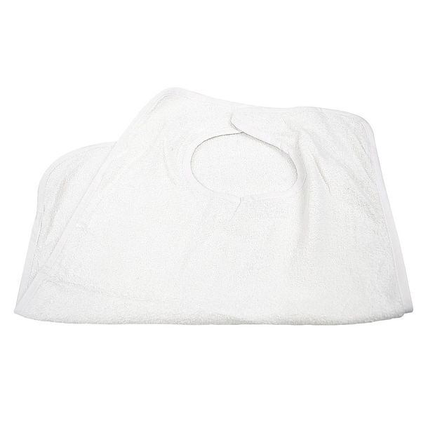 Terry Bib, 18 x 30in, Cotton, White, PK12