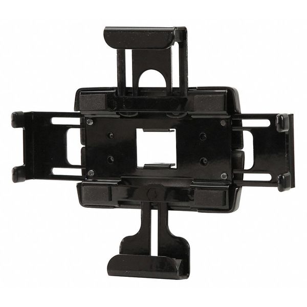 Tablet Cradle, Less Than 3/4 D, Desk, Blk