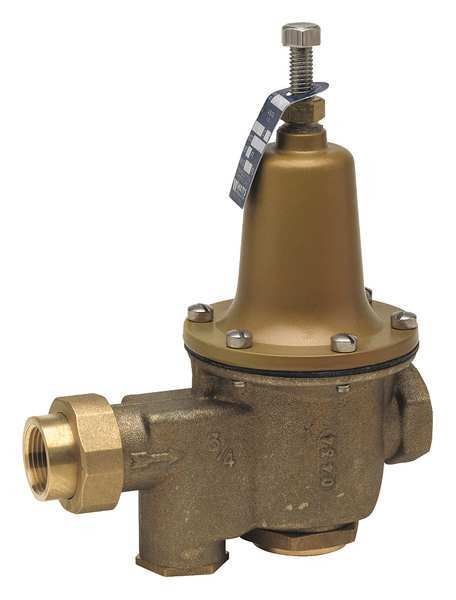 Water Press Reducing Valve, 1-1/2in, 30psi