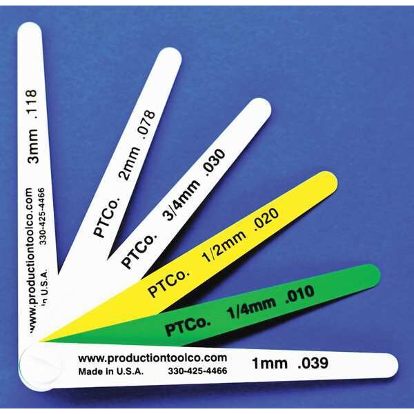 Feeler Gauge, 0.295 In Thick, 4 In L Blade