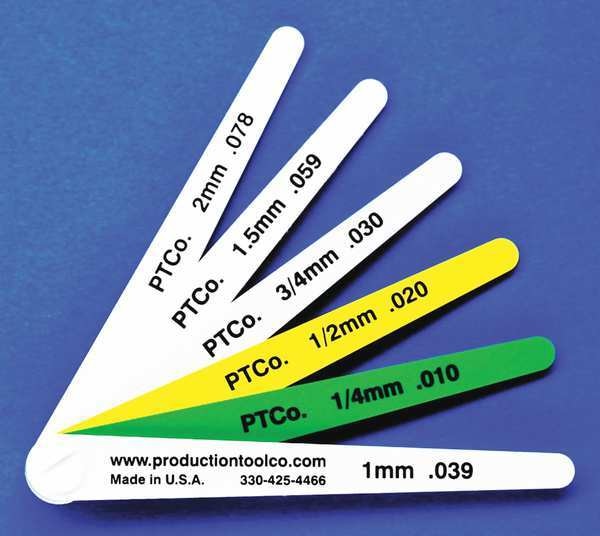 Feeler Gauge, 0.236 In Thick, 4 In L Blade