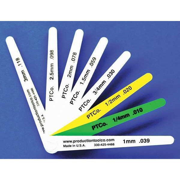 Feeler Gauge, 0.452 In Thick, 4 In L Blade
