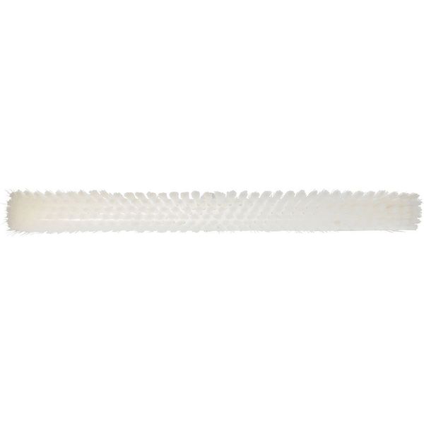 24 in Sweep Face Broom Head, Soft, Synthetic, White