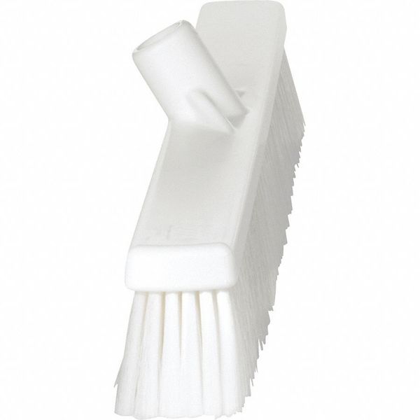 24 in Sweep Face Broom Head, Soft, Synthetic, White