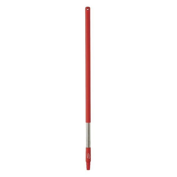 1025mm Color Coded Handle, 1 1/4 in Dia, Red, Stainless Steel
