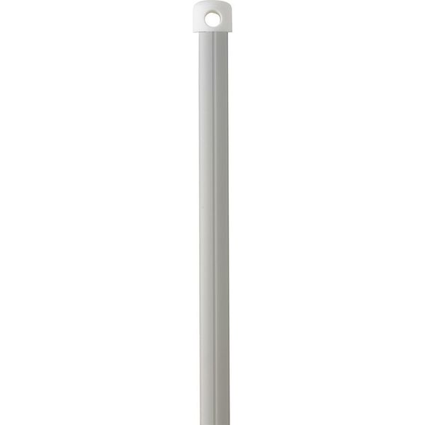1025mm Color Coded Handle, 1 1/4 in Dia, White, Stainless Steel