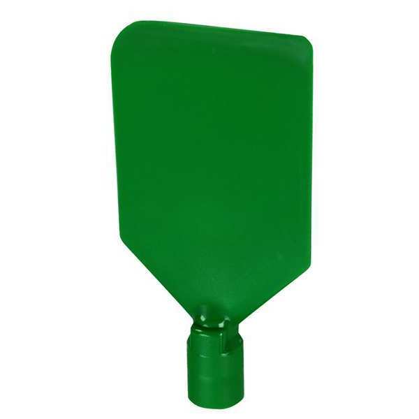 Paddle Scraper, Flex, 4-1/2 x 6, Poly, Green