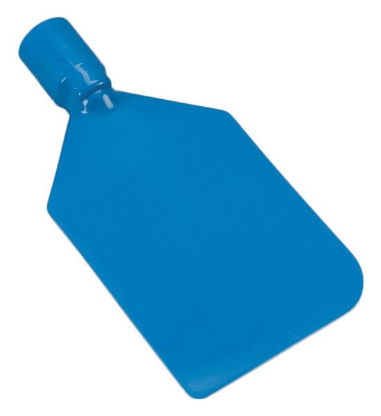 Paddle Scraper, Flex, 4-1/2 x 6, Poly, Blue