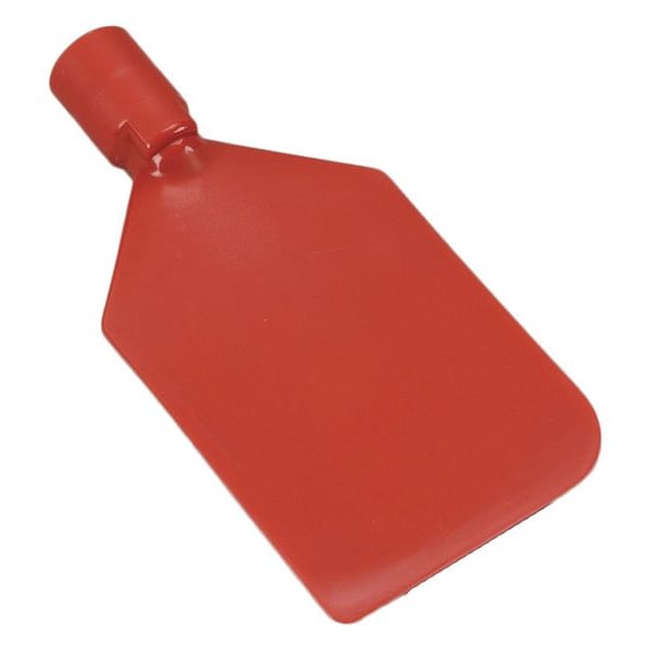 Paddle Scraper, Flex, 4-1/2 x 6, Poly, Red
