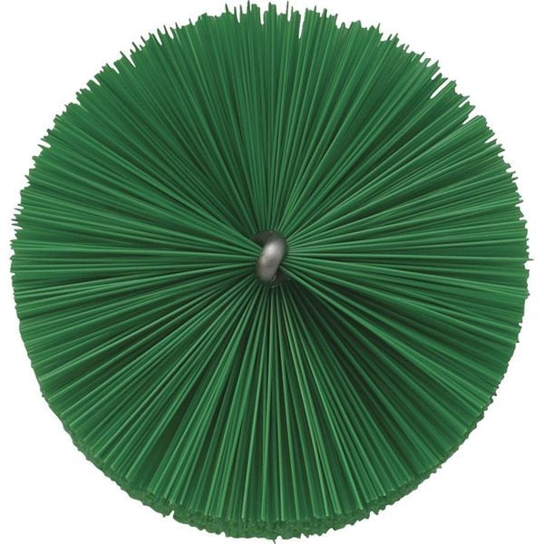 2 5/8 in W Tube and Valve Brush, Medium, 13 1/2 in L Handle, 5 51/64 in L Brush, Green