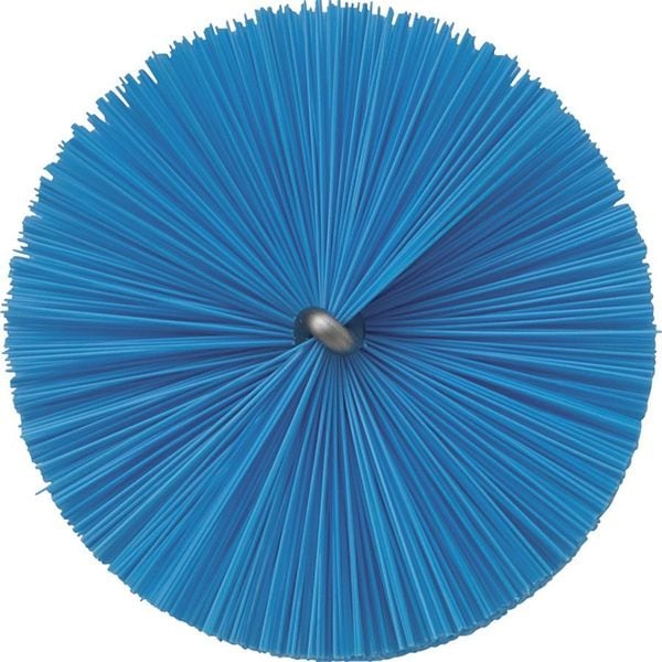2 5/8 in W Tube and Valve Brush, Medium, 13 1/2 in L Handle, 5 51/64 in L Brush, Blue