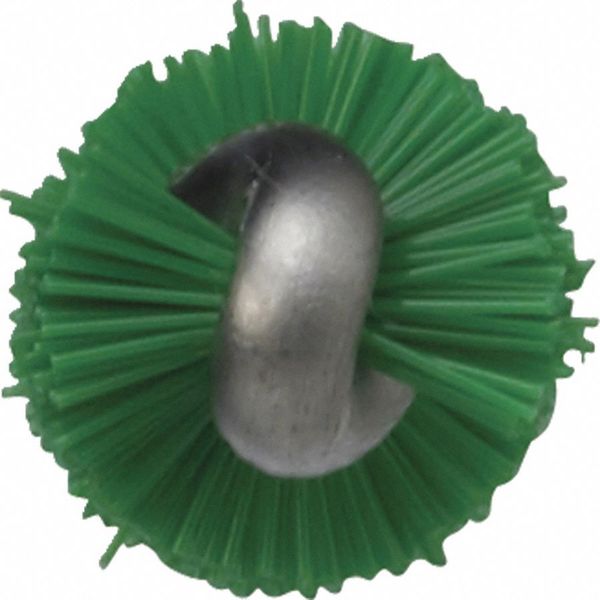 7/8 in W Tube and Valve Brush, Stiff, 14 in L Handle, 6 in L Brush, Green, 20 in L Overall