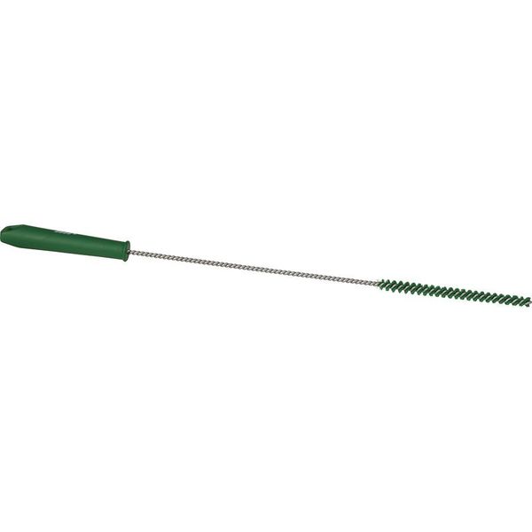 7/8 in W Tube and Valve Brush, Stiff, 14 in L Handle, 6 in L Brush, Green, 20 in L Overall
