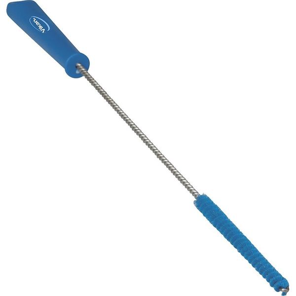 7/8 in W Tube and Valve Brush, Stiff, 14 in L Handle, 6 in L Brush, Blue, 20 in L Overall