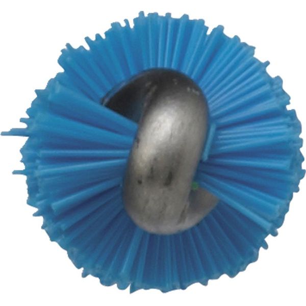 7/8 in W Tube and Valve Brush, Stiff, 14 in L Handle, 6 in L Brush, Blue, 20 in L Overall