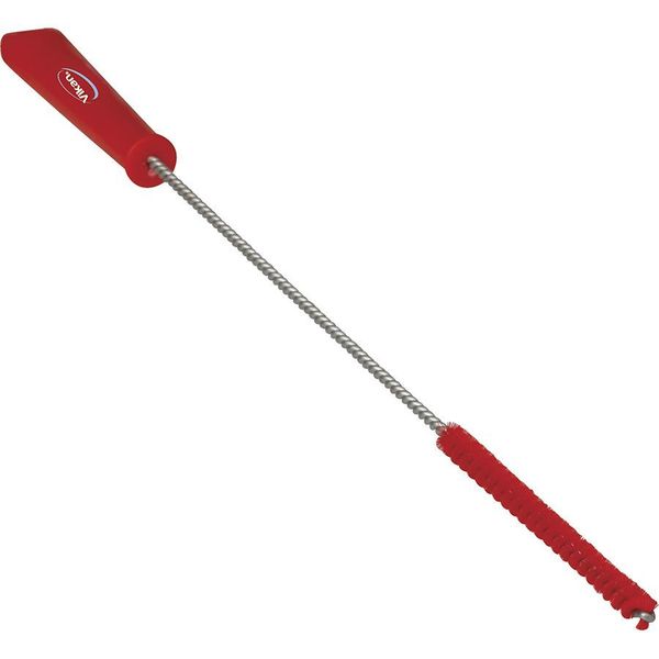 7/8 in W Tube and Valve Brush, Stiff, 14 in L Handle, 6 in L Brush, Red, 20 in L Overall