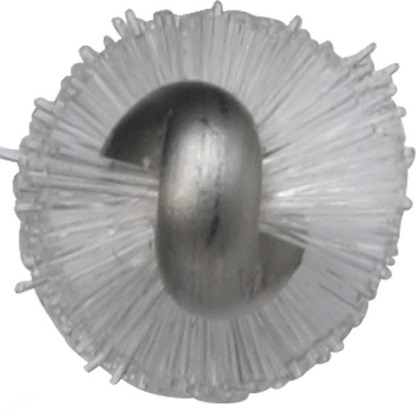 7/8 in W Tube and Valve Brush, Stiff, 14 in L Handle, 6 in L Brush, White, 20 in L Overall