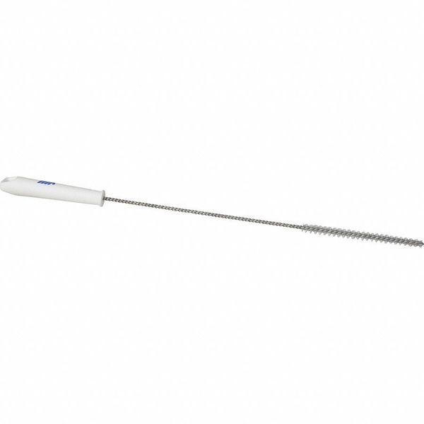 7/8 in W Tube and Valve Brush, Stiff, 14 in L Handle, 6 in L Brush, White, 20 in L Overall