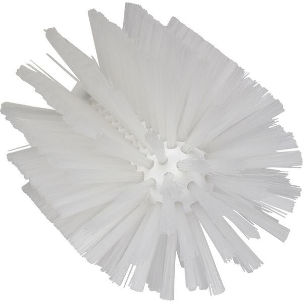 3 7/8 in W Tube and Pipe Brush, Medium, Not Applicable L Handle, 6 in L Brush, White