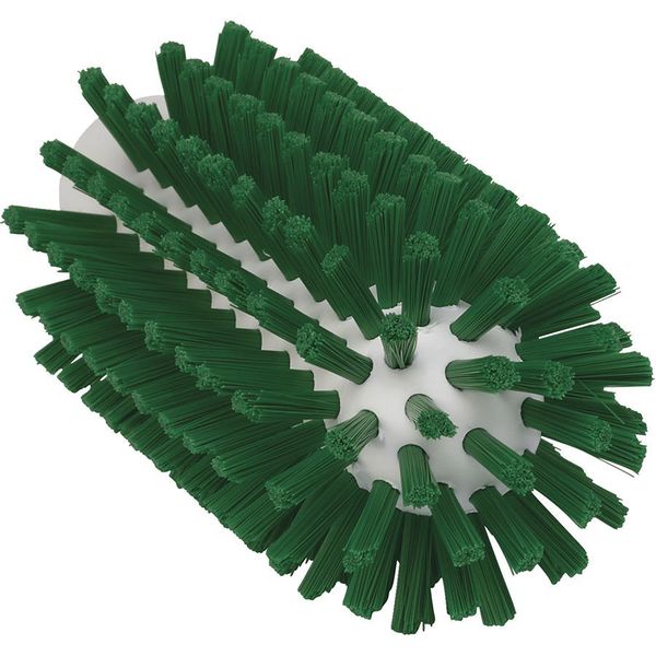 2 3/8 in W Tube and Pipe Brush, Stiff, Not Applicable L Handle, 5 1/2 in L Brush, Green