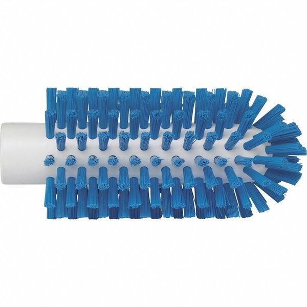 2 3/8 in W Tube and Pipe Brush, Stiff, Not Applicable L Handle, 5 1/2 in L Brush, Blue