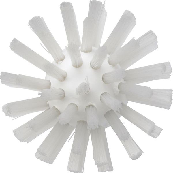 2 3/8 in W Tube and Pipe Brush, Stiff, Not Applicable L Handle, 5 1/2 in L Brush, White