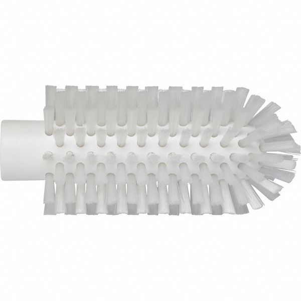 2 3/8 in W Tube and Pipe Brush, Stiff, Not Applicable L Handle, 5 1/2 in L Brush, White