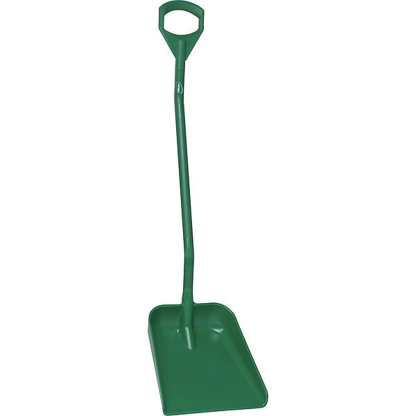 Ergonomic Shovel, 13-1/2 In. W, Green