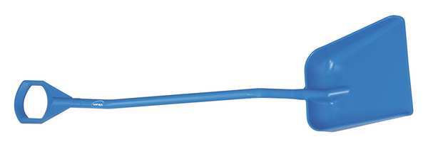 Ergonomic Shovel, 13-1/2 In. W, Blue