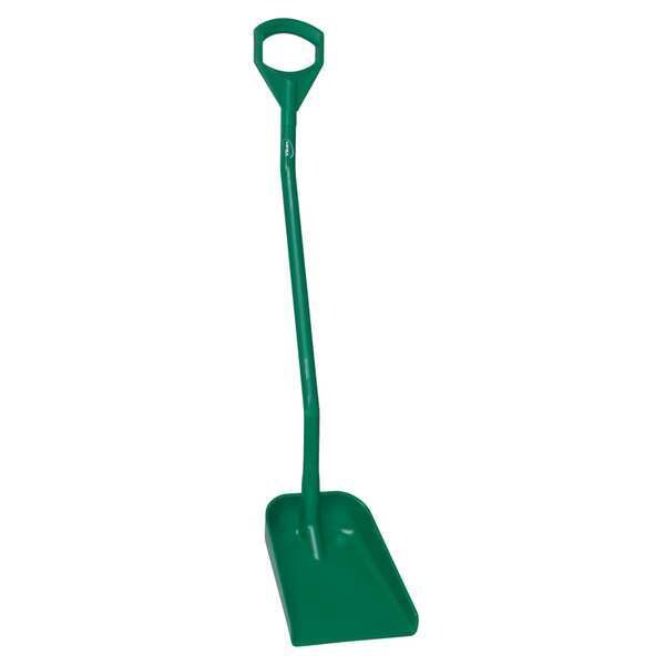 Ergonomic Shovel, 10-1/4 In. W, Green