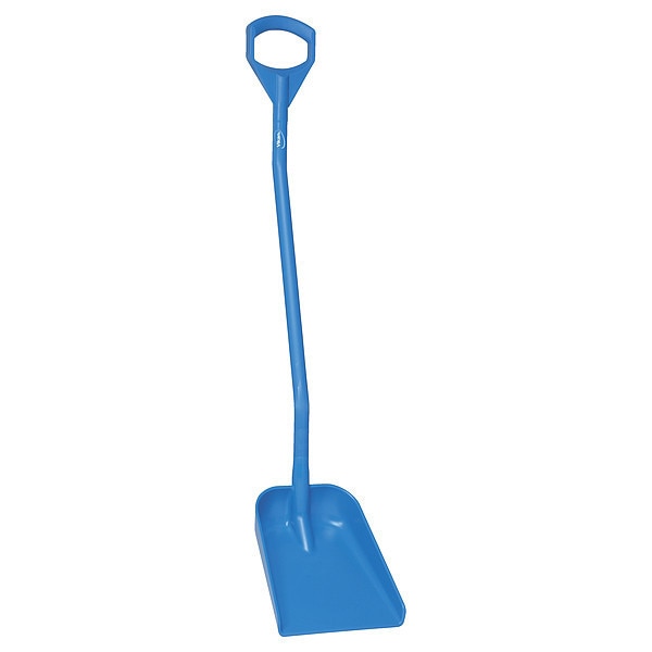 Ergonomic Shovel, 10-1/4 In. W, Blue
