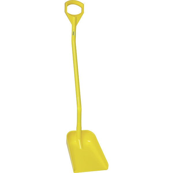 Ergonomic Shovel, 10-1/4 In. W, YLW