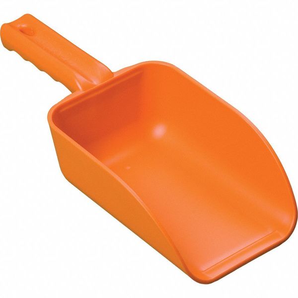 Small Hand Scoop, 32 oz., Orange, Poly